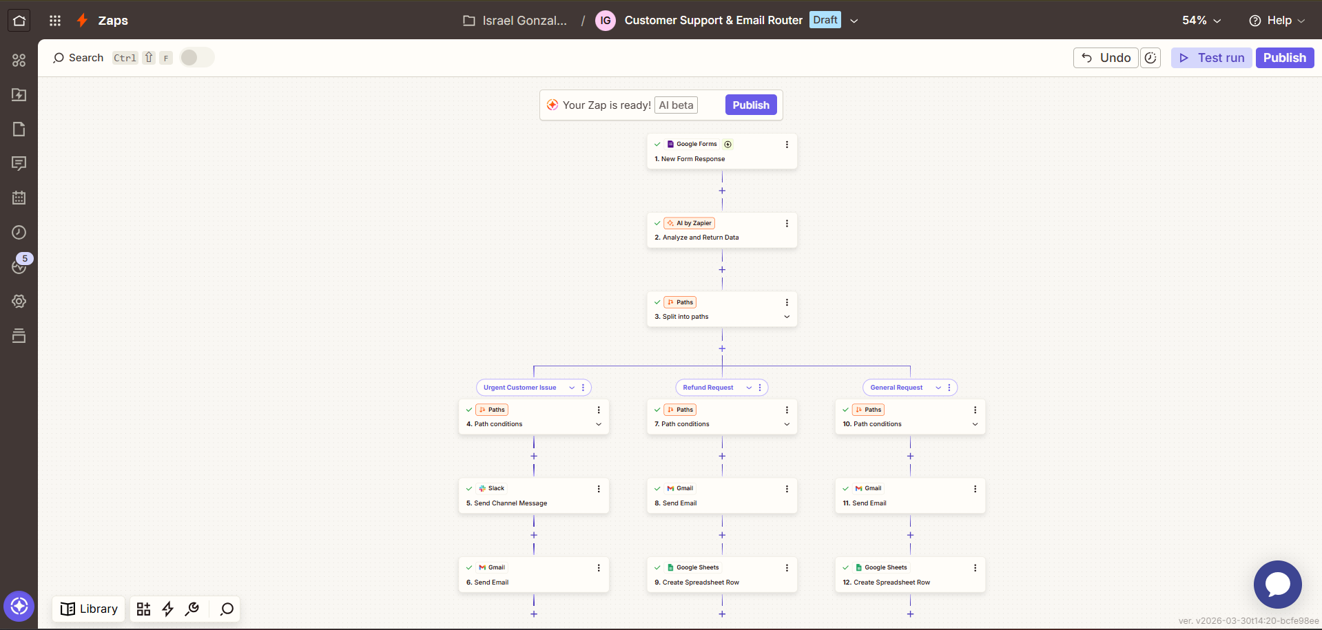 Customer Support & Email Router